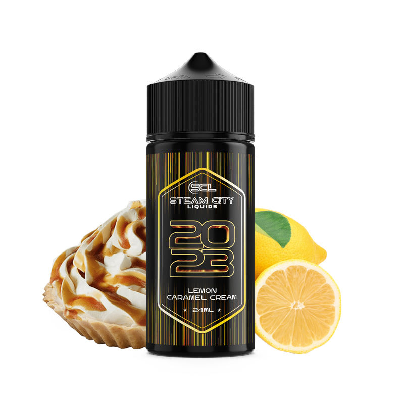 STEAM CITY 2023 LEMON CARAMEL CREAM (24ml/120ml) STEAM CITY 2023 LEMON CARAMEL CREAM (24ml/120ml)